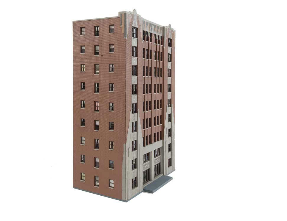 WALTHERS Cornerstone HO 1/87 CITY APARTMENT BACKGROUND BUILDING +Decals 933-3770 - ModelsPower