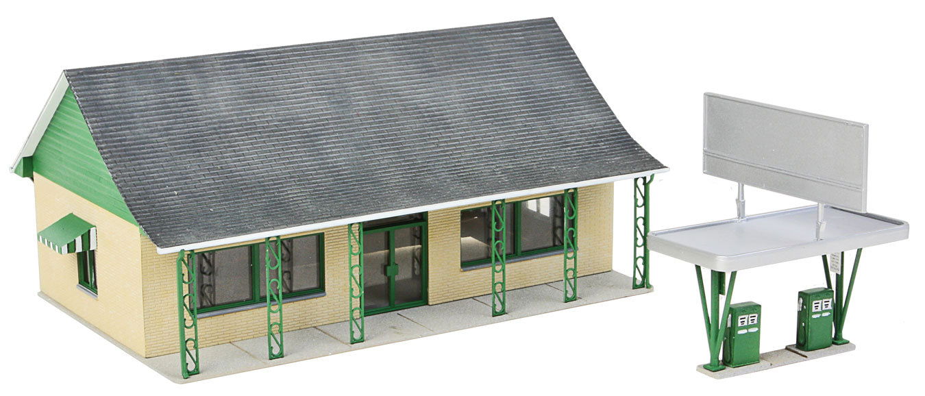 Walthers Cornerstone HO 1/87 COUNTRY STORE convenience gas station kit 933-3491 - ModelsPower