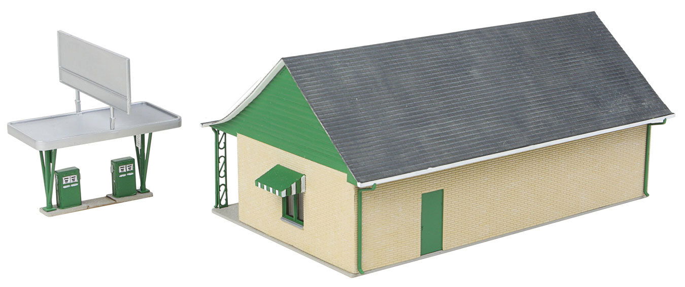 Walthers Cornerstone HO 1/87 COUNTRY STORE convenience gas station kit 933-3491 - ModelsPower