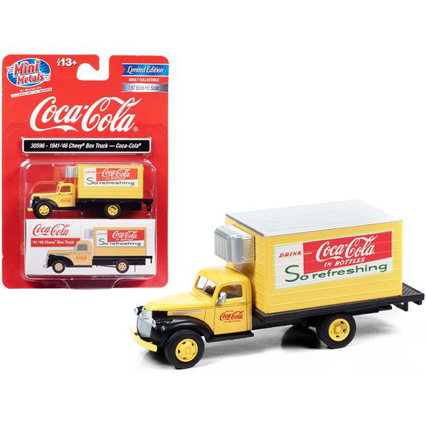 Classic Metal Works 1/87 Coca-Cola Coke 1941-46 Chevrolet Reefer Delivery Truck - ModelsPower