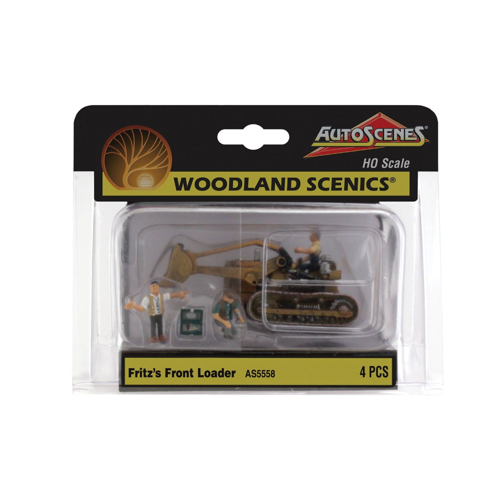 Woodland Scenics HO 1/87 FRITZ'S FRONT LOADER heavy equipment AutoScenes AS5558 - ModelsPower