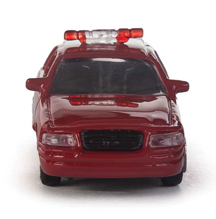 Walthers SceneMaster HO 1/87 Ford Crown Victoria Police Interceptor Fire Command - ModelsPower