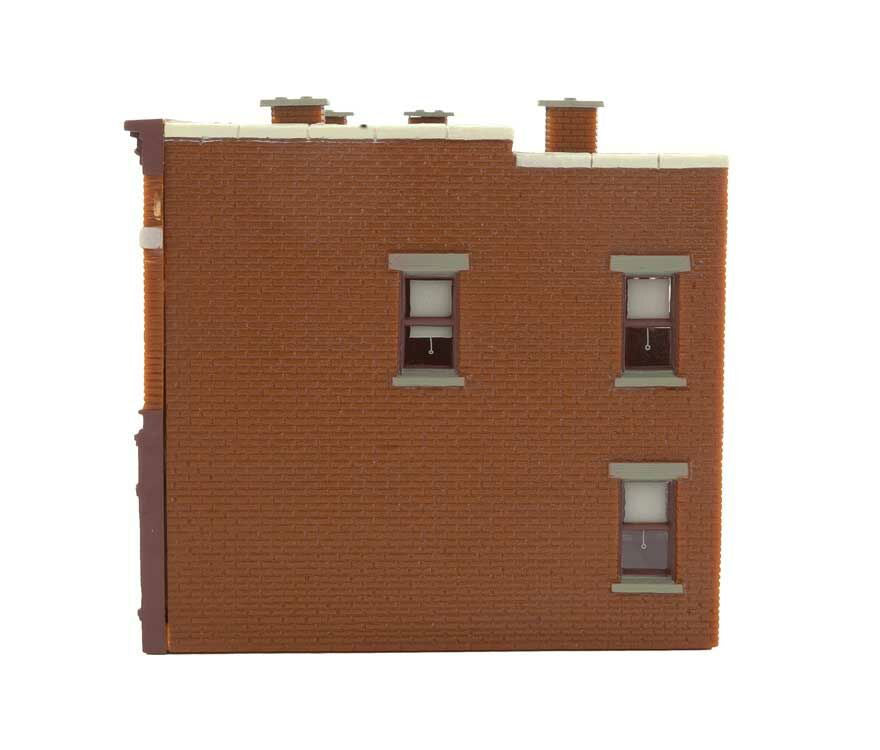 Walthers HO 1/87 Gemini Building Storefront Business ASSEMBLED PAINTED Structure - ModelsPower