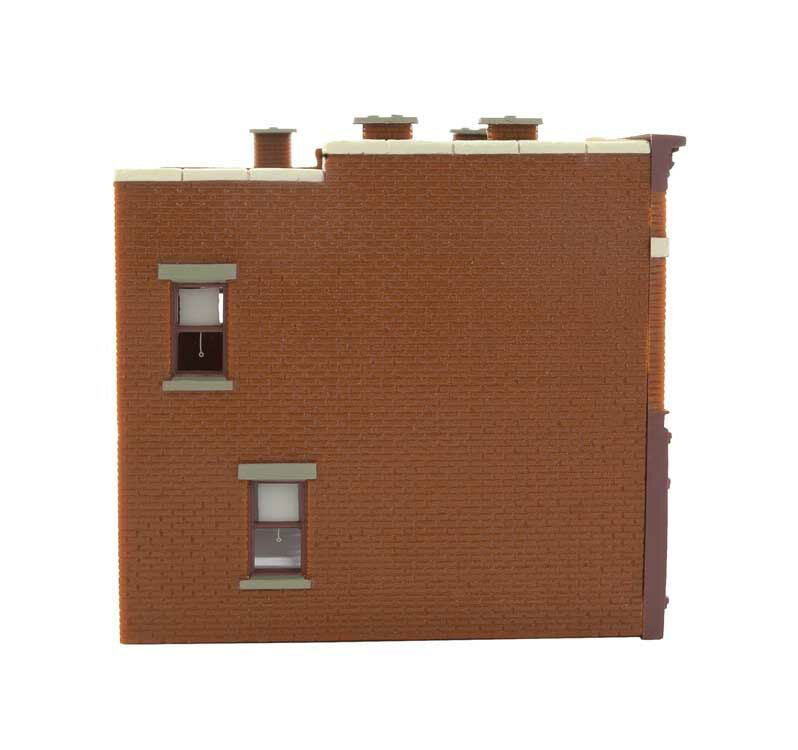 Walthers HO 1/87 Gemini Building Storefront Business ASSEMBLED PAINTED Structure - ModelsPower