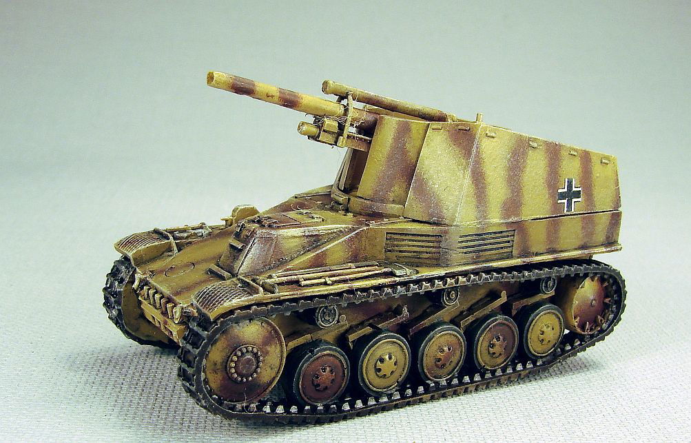 Trident Military HO 1/87 Germany Army WWII Sd.Kfz. 124 Wasp Self-Propelled Guns - ModelsPower