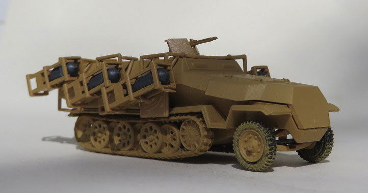 Trident Military HO 1/87 Germany Army WWII SdKfz 251 Halftrack "Stuka on Foot" - ModelsPower