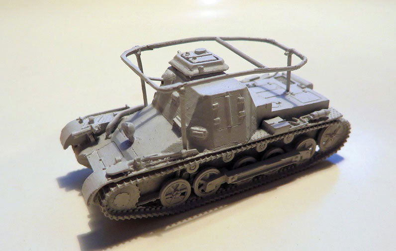 Trident Military HO 1/87 Germany Army WWII SdKfz 265 Panzer I Ausf A Comand Tank - ModelsPower