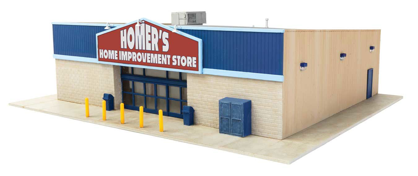 Walthers Cornerstone HO 1/87 HARDWARE & LUMBER STORE retail lumberyard structure - ModelsPower