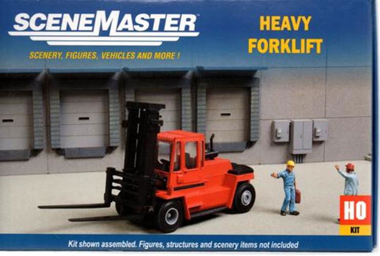 Walthers SceneMaster HO 1/87 HEAVY FORKLIFT KIT positionable fitting arm & fork - ModelsPower