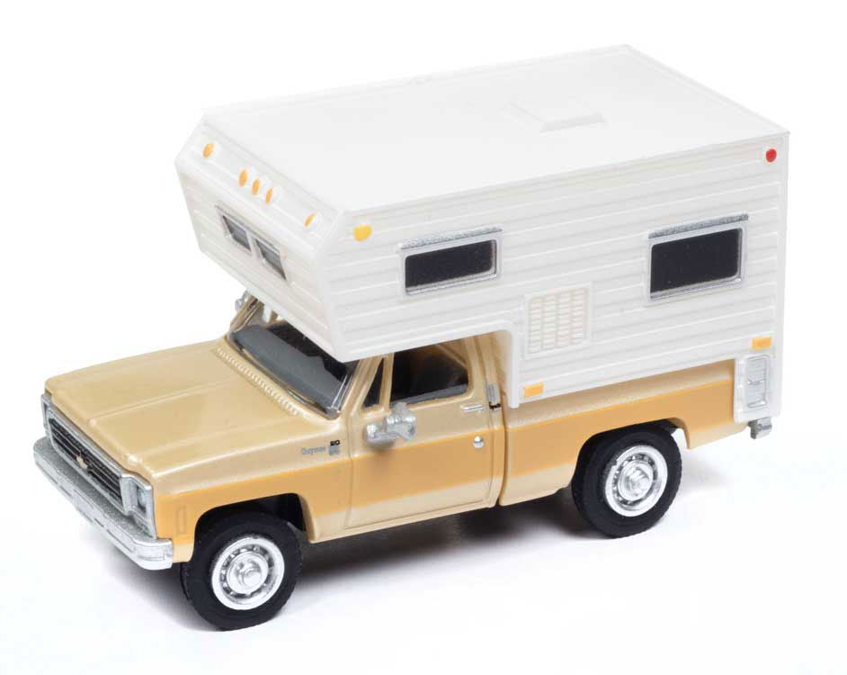 Classic Metal Works 1/87 HO 1977 Chevrolet Fleetside Camper Chevy Pickup Truck - ModelsPower