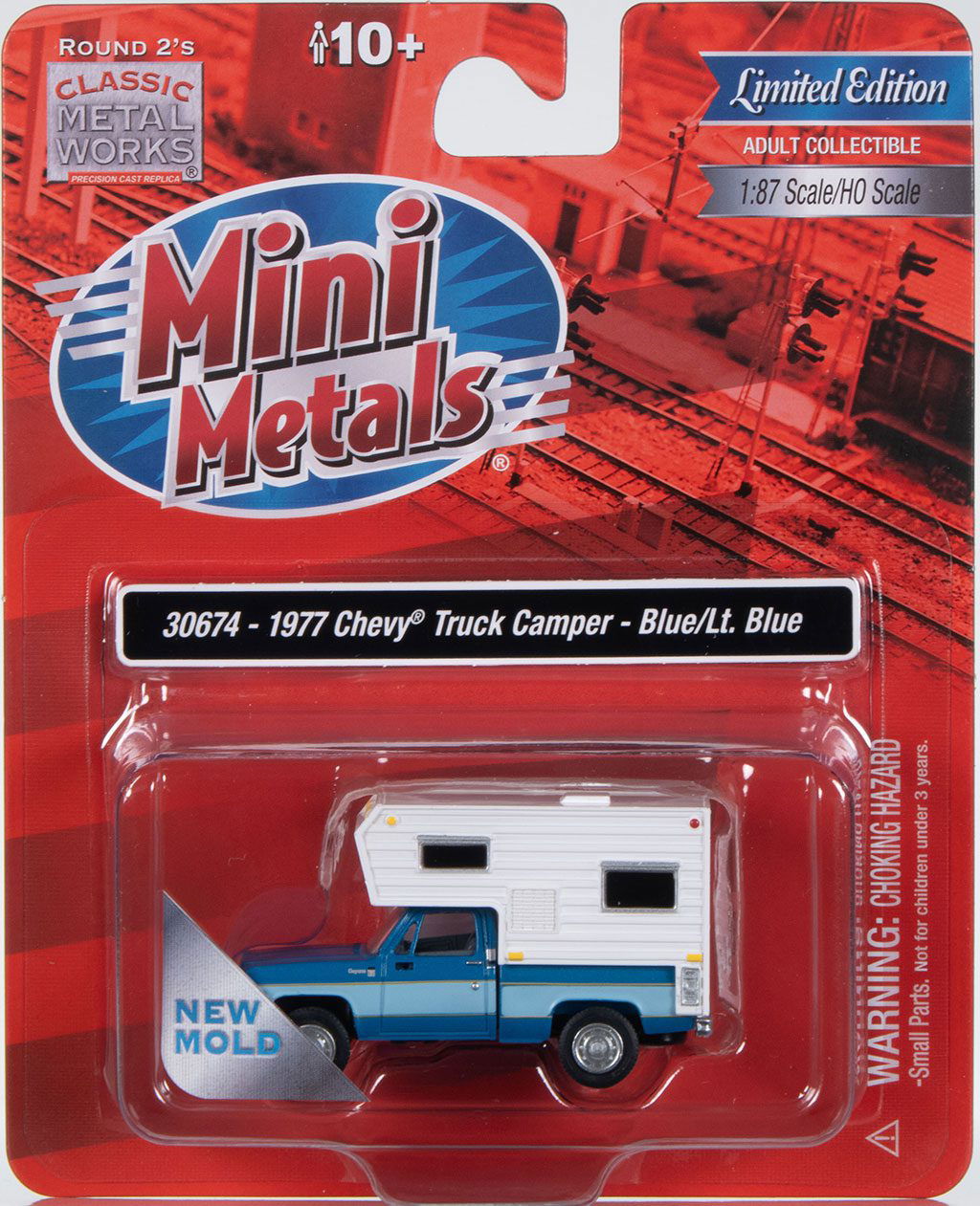 Classic Metal Works 1/87 HO 1977 Chevrolet Fleetside Camper Chevy Pickup Truck B - ModelsPower