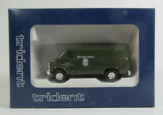 Trident 1/87 HO 90356 United States Military US Army Police Emergency Chevy Van - ModelsPower