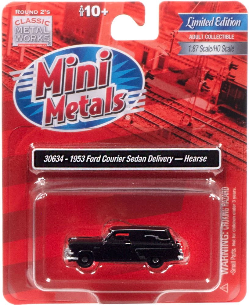 CMW 1/87 HO Scale 1953 Ford HEARSE Station Wagon +Woodland Scenics Figures Combo - ModelsPower