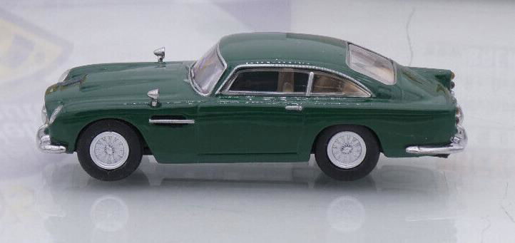 Brekina 1/87 HO Scale 1964 ASTON MARTIN DB5 COUPE British Racing Green Assembled - ModelsPower