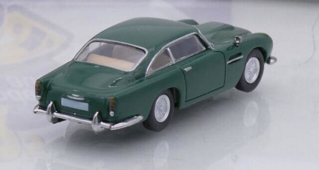 Brekina 1/87 HO Scale 1964 ASTON MARTIN DB5 COUPE British Racing Green Assembled - ModelsPower