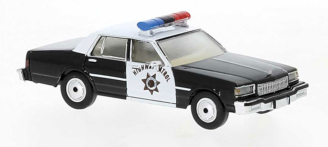 Brekina 1/87 HO Scale 1987 Chevrolet Caprice Sedan California Highway Patrol CHP - ModelsPower