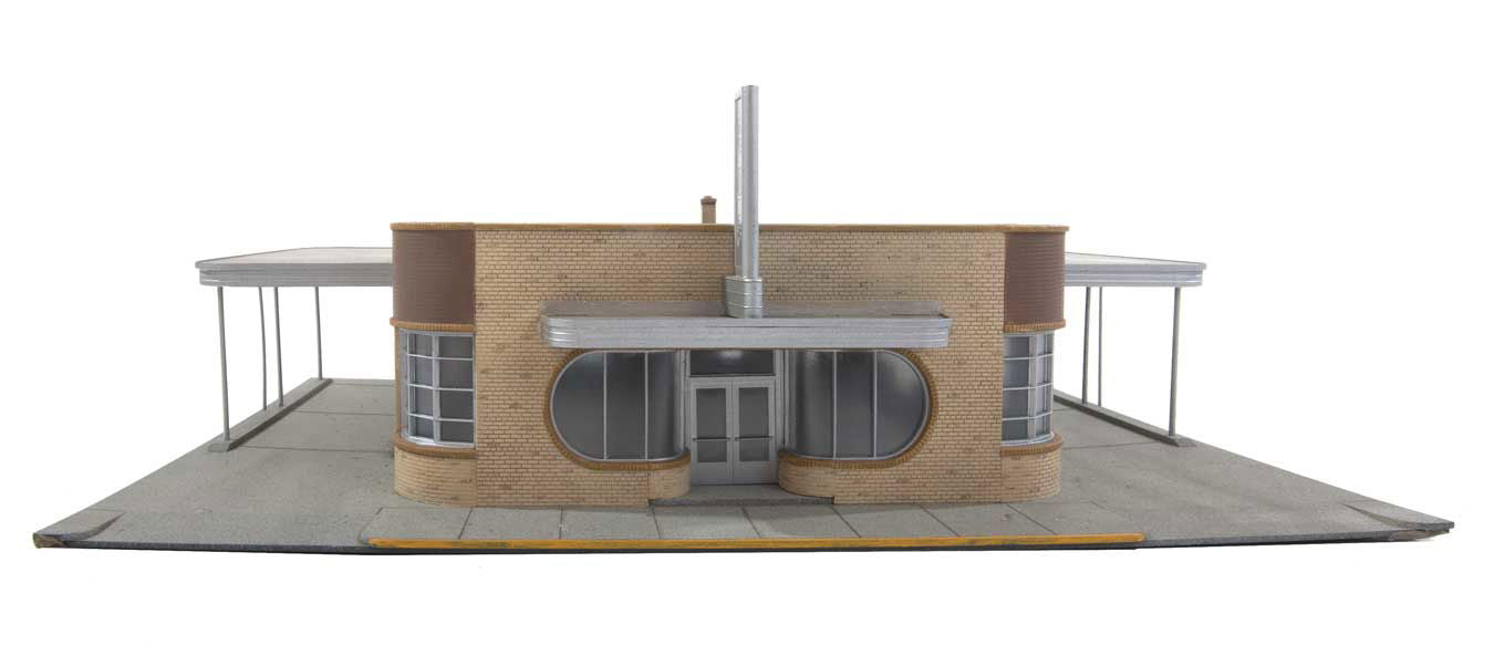 WALTHERS Cornerstone 9332934 1/87 HO Scale 30's SILVER SPRINGS BUS TERMINAL Kit - ModelsPower