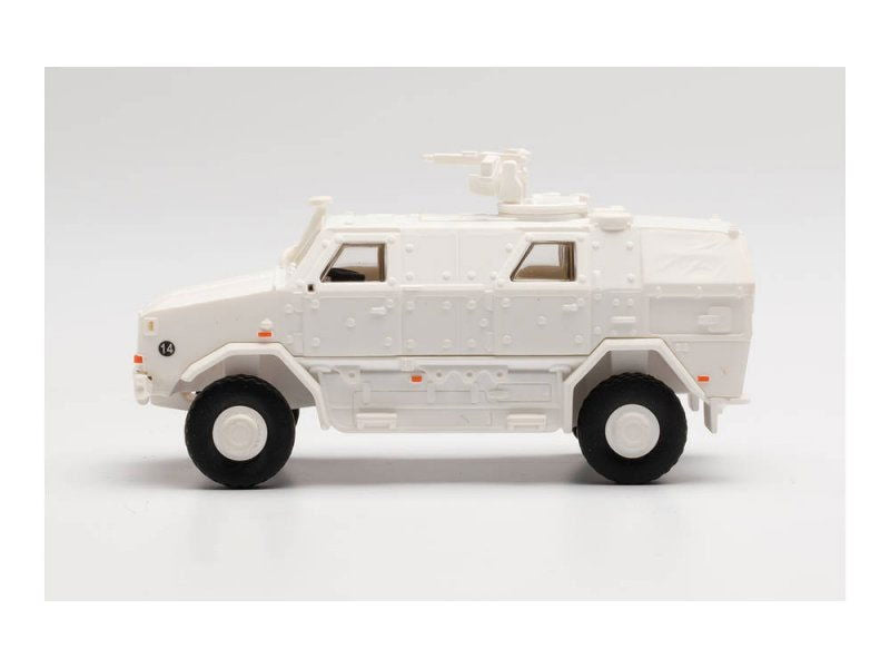 Herpa Military 1/87 HO Scale ADF Dingo Armored Truck United Nations White 746731 - ModelsPower