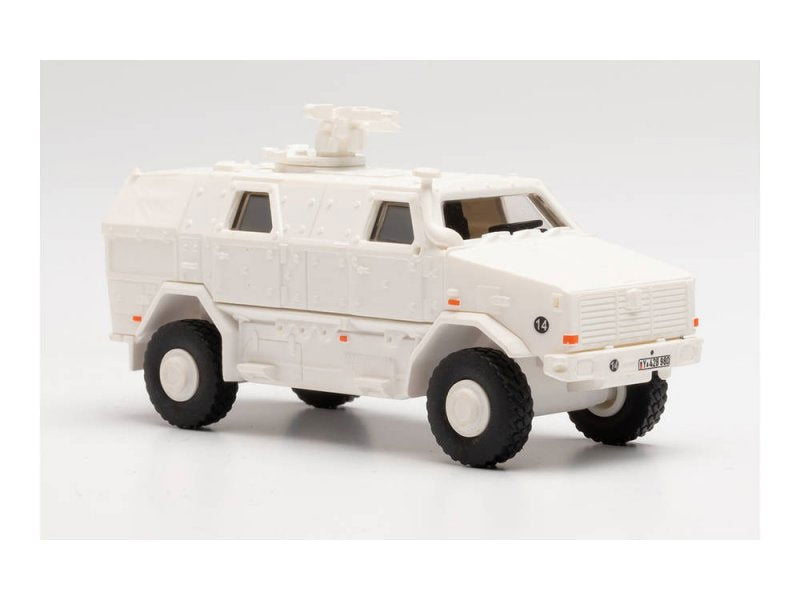 Herpa Military 1/87 HO Scale ADF Dingo Armored Truck United Nations White 746731 - ModelsPower