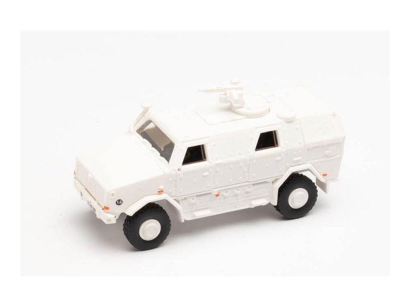 Herpa Military 1/87 HO Scale ADF Dingo Armored Truck United Nations White 746731 - ModelsPower