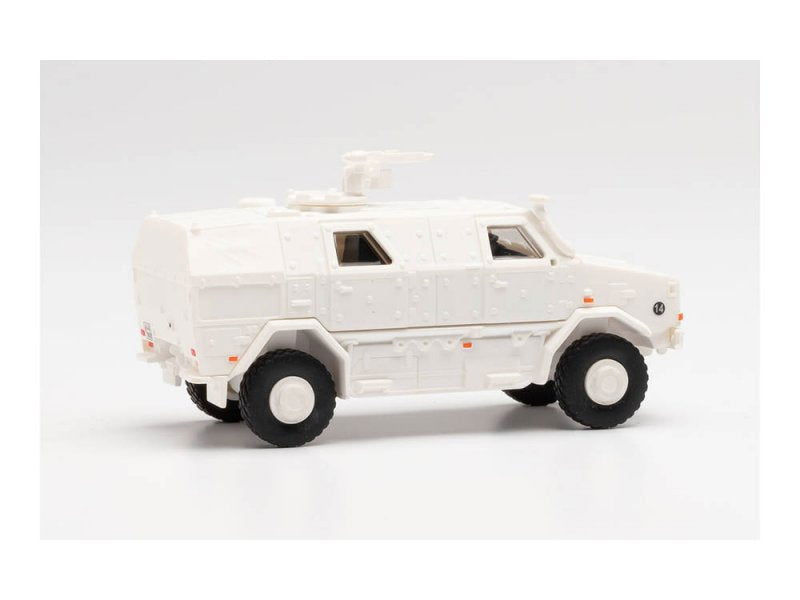 Herpa Military 1/87 HO Scale ADF Dingo Armored Truck United Nations White 746731 - ModelsPower