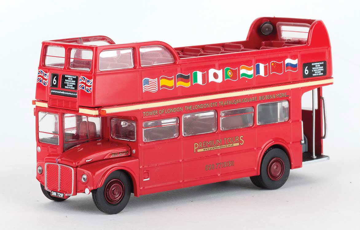 Brekina 1/87 HO Scale AEC Routemaster City Tour london Double-Deck Bus Open Roof - ModelsPower