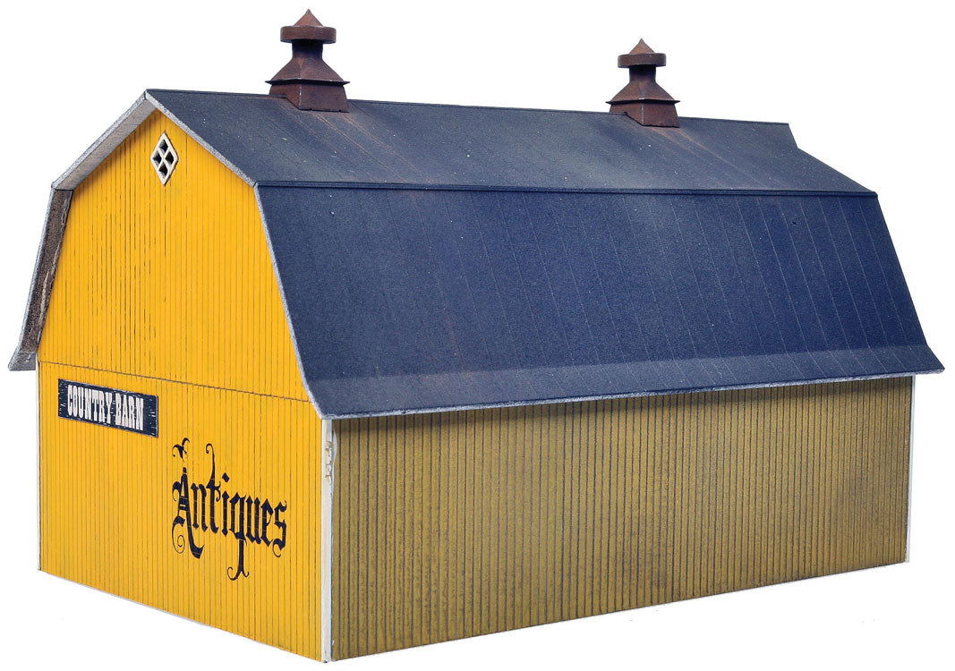 Walthers Cornerstone 1/87 HO Scale ANTIQUES BARN roadside business diesel-era - ModelsPower