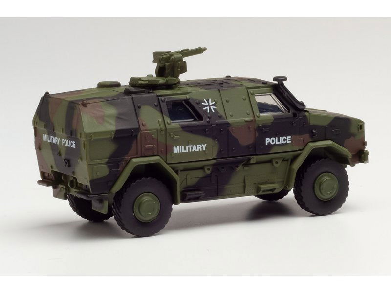 Herpa Military 1/87 HO Scale ATF Dingo 2 Armored Truck German Army Camouflage - ModelsPower