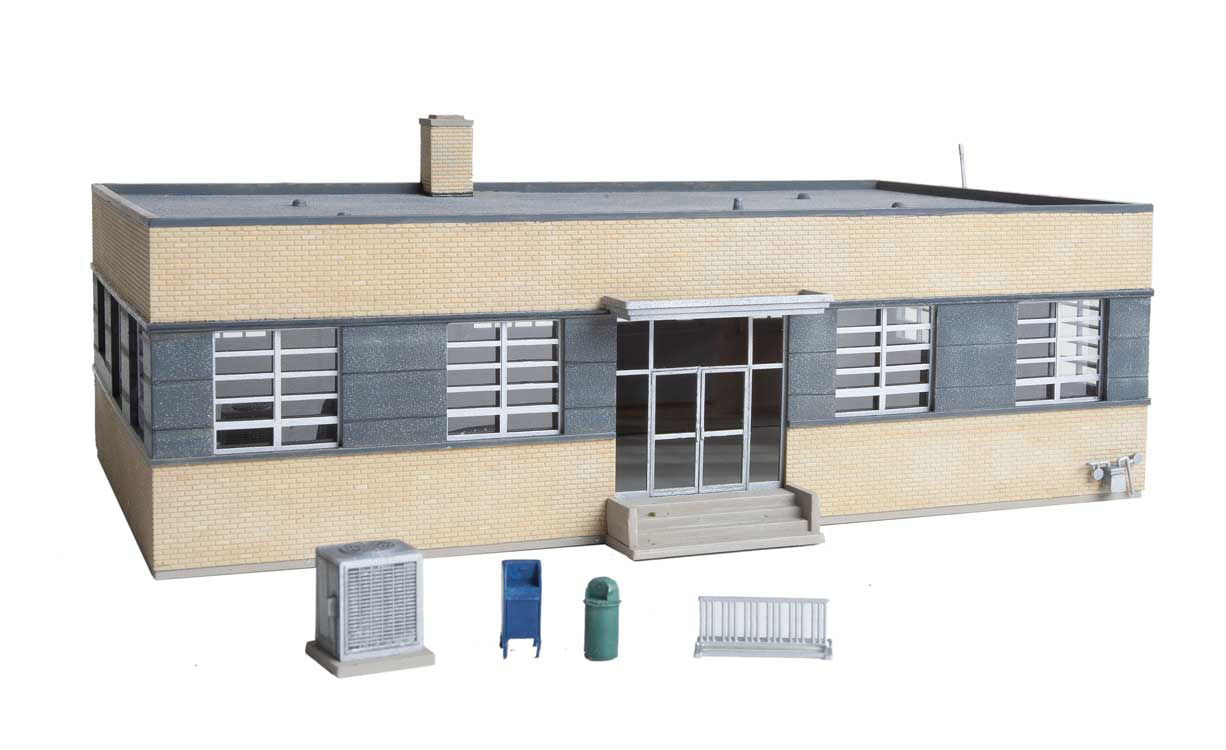 WALTHERS Cornerstone 9334200 1/87 HO Scale BRICK USPS UNITED STATED POST OFFICE - ModelsPower