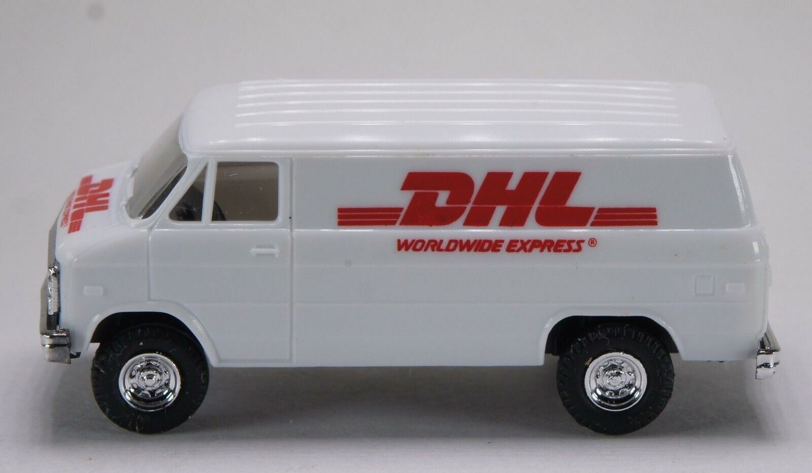 Trident 1/87 HO Scale DHL Worldwide Express Chevrolet Chevy Delivery Van 90102 - ModelsPower