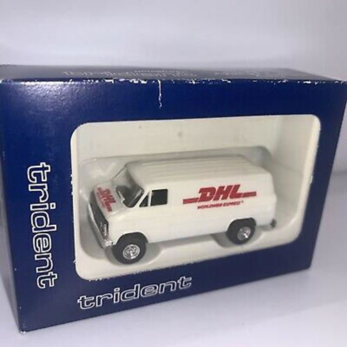 Trident 1/87 HO Scale DHL Worldwide Express Chevrolet Chevy Delivery Van 90102 - ModelsPower