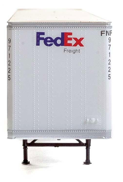 Walthers SceneMaster 1/87 HO Scale FedEx Freight 53' Stoughton Trailer 2-Pack - ModelsPower