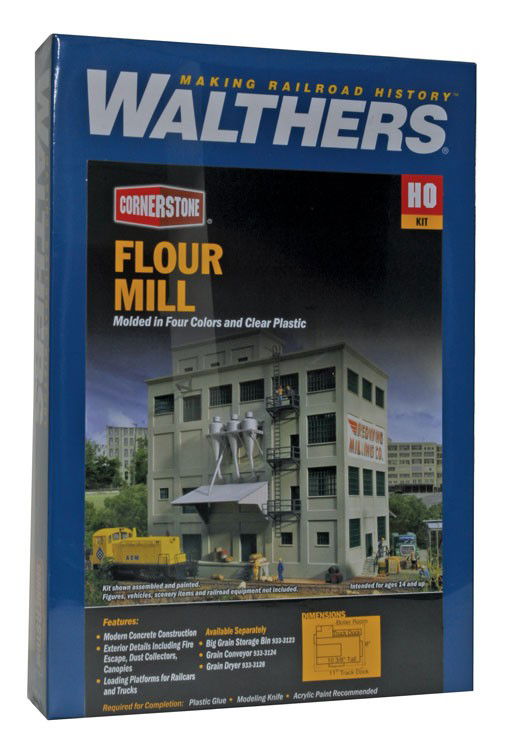 WALTHERS Cornerstone 933-3026 1/87 HO Scale Flour Mills RED WING MILLING CO. KIT - ModelsPower