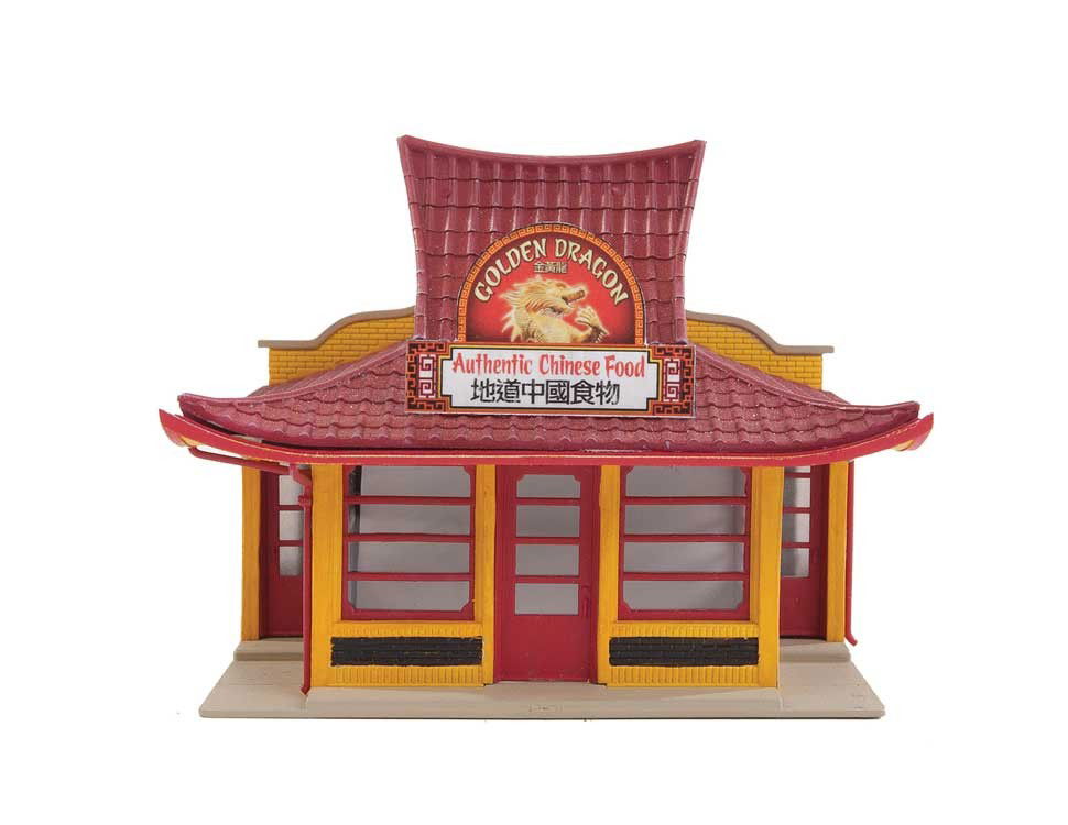 WALTHERS Cornerstone 933-3780 1/87 HO Scale GOLDEN DRAGON CHINESE TAKE-OUT kit - ModelsPower