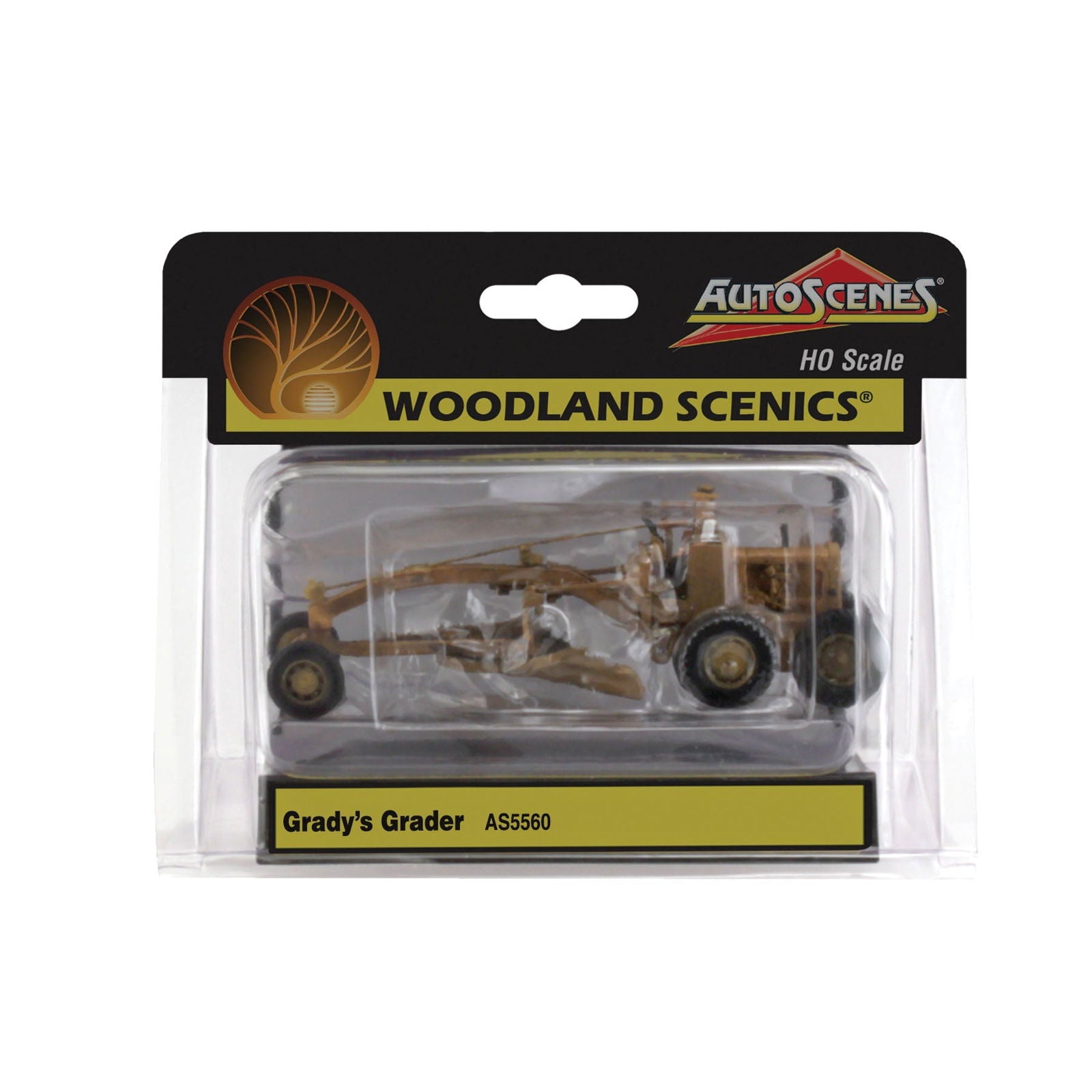 Woodland Scenics 1/87 HO Scale GRADY'S GRADER heavy equipment AutoScenes AS5560 - ModelsPower