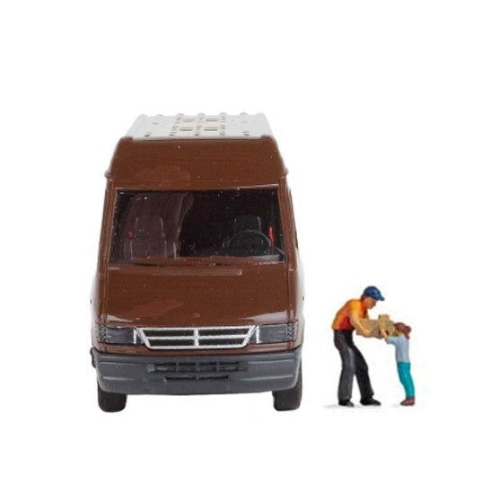 Walthers SceneMaster 1/87 HO Scale HOMEMADE BAKERY SHOP Delivery Van + Figures! - ModelsPower