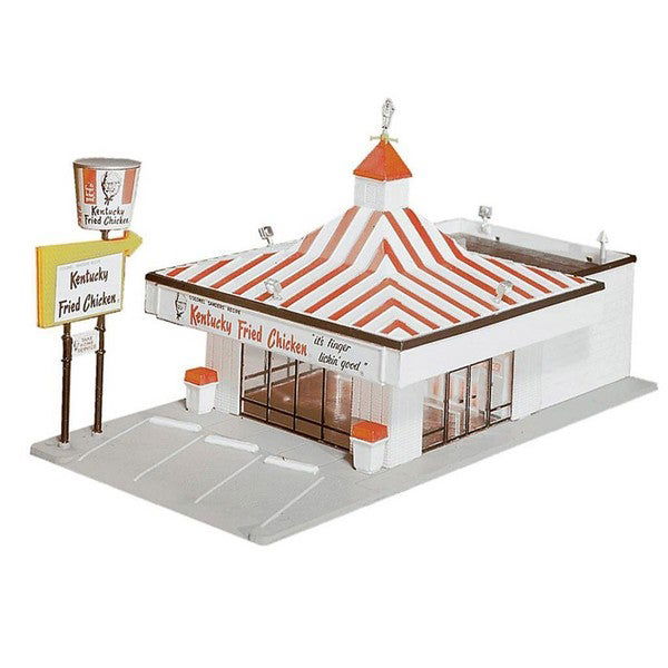 WALTHERS LIFE-LIKE 4331394 1/87 HO Scale KFC Kentucky Fried Chicken Building Kit - ModelsPower