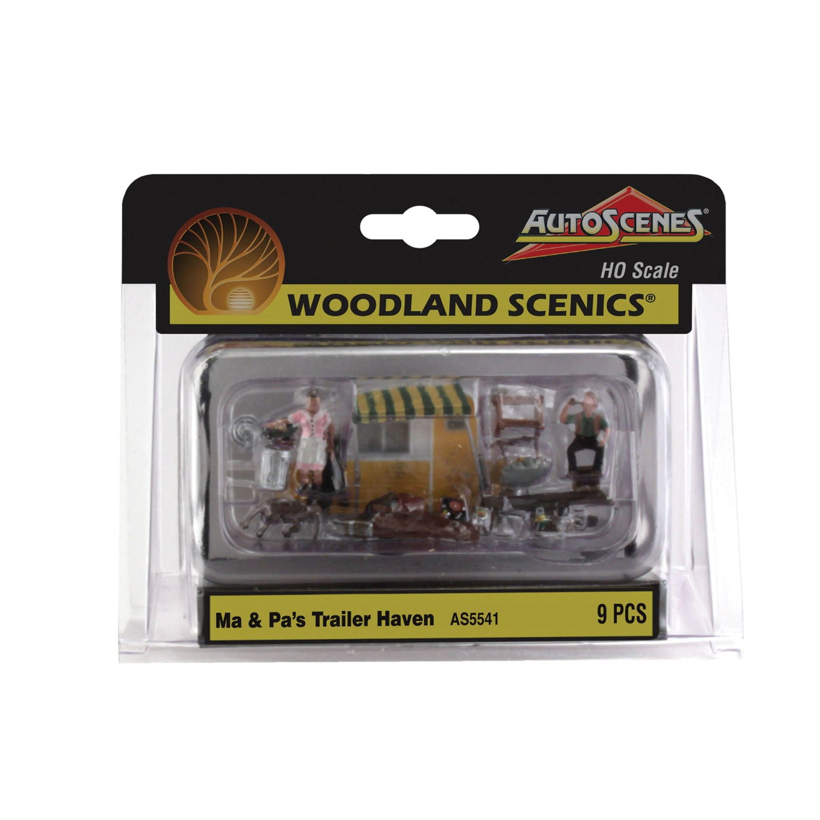 Woodland Scenics 1/87 HO Scale MA & PA'S TRAILER HAVEN Figures AutoScenes AS5542 - ModelsPower