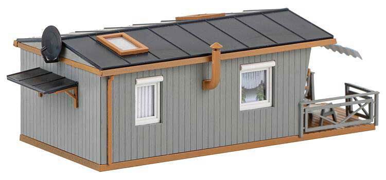 FALLER 1/87 HO Scale MOBILE HOME Kit for Campground Scene 142 parts in 7 colors - ModelsPower