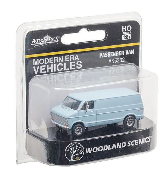 Woodland Scenics 1/87 HO Scale PASSENGER VAN Modern Era Vehicles AutoScenes 5362 - ModelsPower