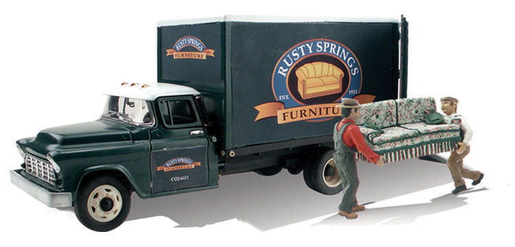 Woodland Scenics 1/87 HO Scale RUSTY SPRINGS FURNITURE Truck AutoScenes AS5545 - ModelsPower