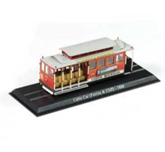 William-Tell 1/87 HO Scale SAN FRANCISCO CABLE CAR United Railroad Train Trolley - ModelsPower