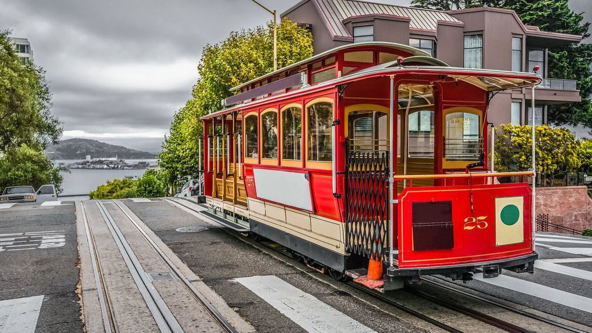 William-Tell 1/87 HO Scale SAN FRANCISCO CABLE CAR United Railroad Train Trolley - ModelsPower