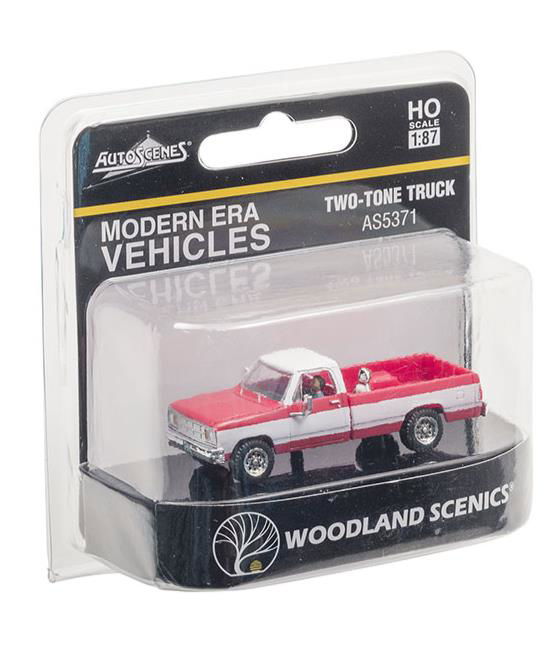 Woodland Scenics 1/87 HO Scale TWO-TONE TRUCK Modern Era Vehicle AutoScenes 5371 - ModelsPower