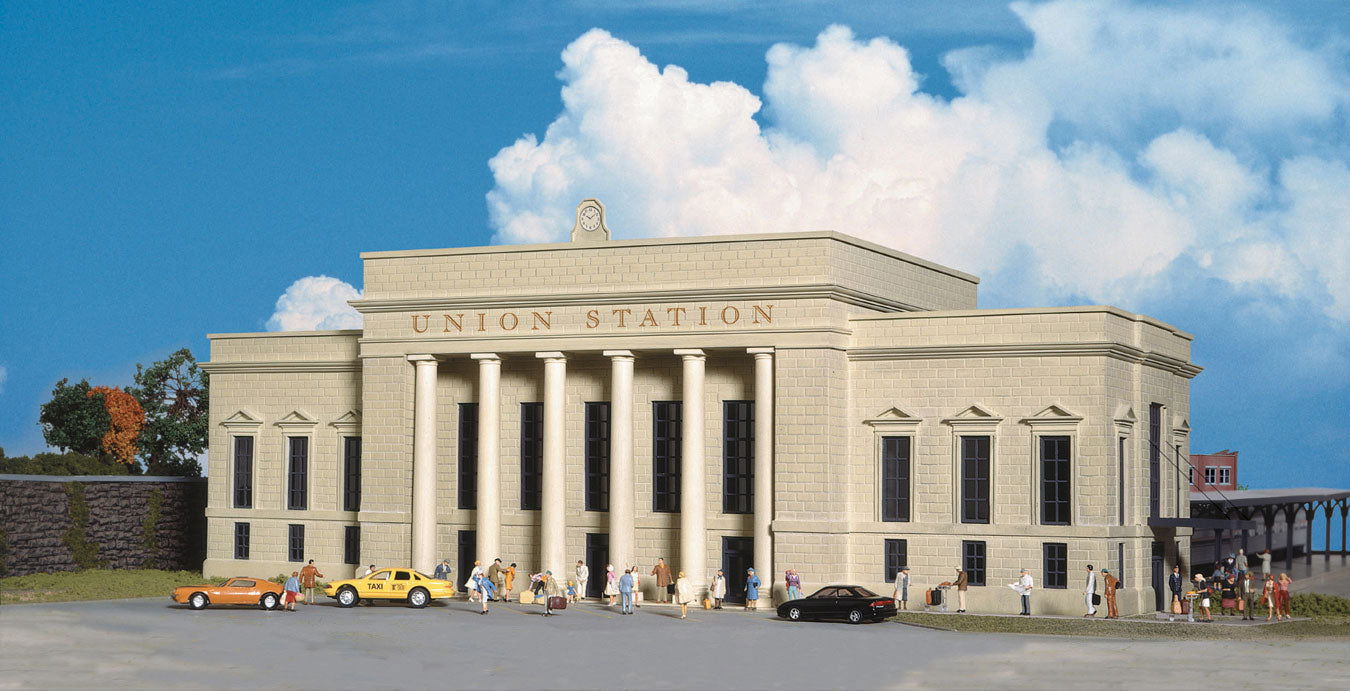 WALTHERS Cornerstone 1/87 HO Scale UNION STATION passenger terminal ki ...