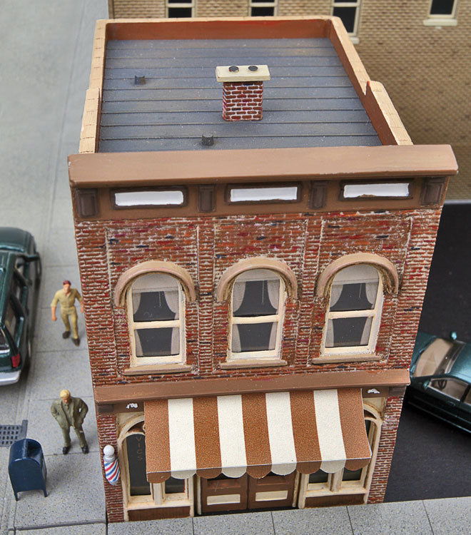 WALTHERS Cornerstone 933-3471 1/87 HO Scale VIC'S BARBER SHOP city structure kit - ModelsPower