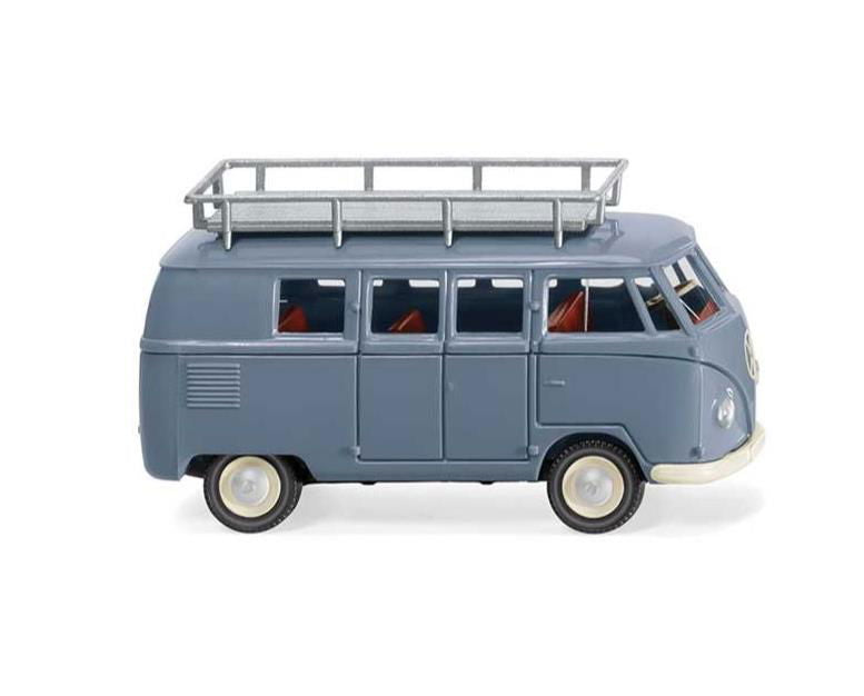 Wiking 1/87 HO Scale VW Volkswagen T1 Type-2 Passenger Van German Made Assembled - ModelsPower