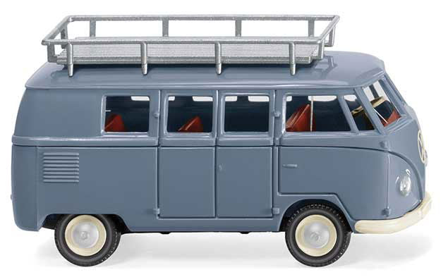 Wiking 1/87 HO Scale VW Volkswagen T1 Type-2 Passenger Van German Made Assembled - ModelsPower