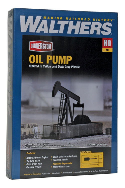 Walthers Cornerstone 1/87 HO Scale WALKING BEAM-HORSE HEAD OIL PUMP Kit 933-3170 - ModelsPower