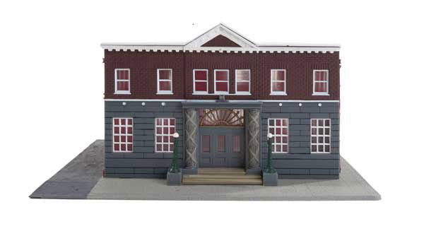 WALTHERS LIFE-LIKE 4331382 1/87 HO Scale WOODLAWN POLICE STATION Bail Bonds KIT - ModelsPower